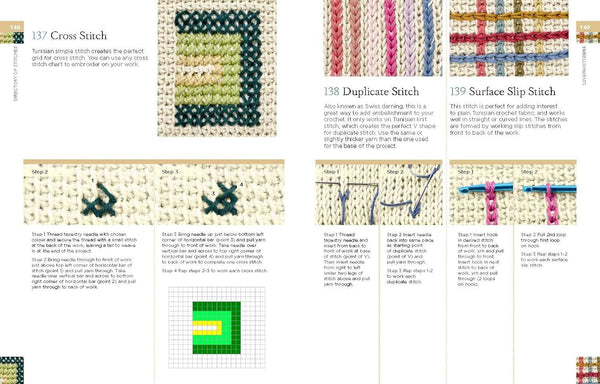 Tunisian Crochet Stitch Dictionary