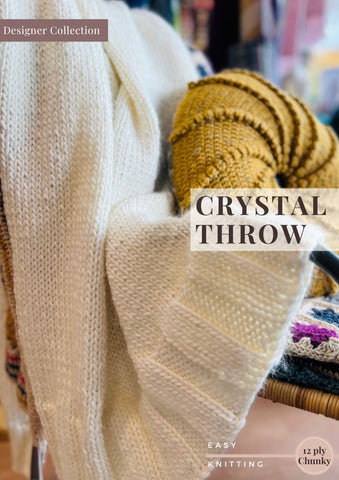COD060 Crystal Easy Knit Throw (e-pattern)