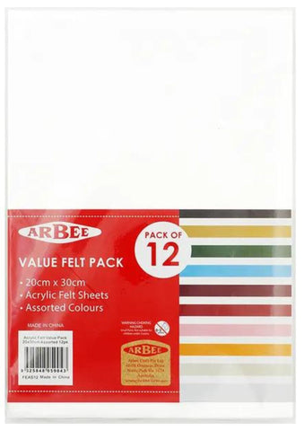 Value Felt Pack | Pkt 12