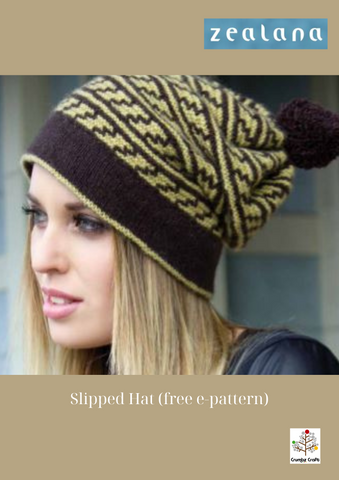 Slipped Hat (free e-pattern)