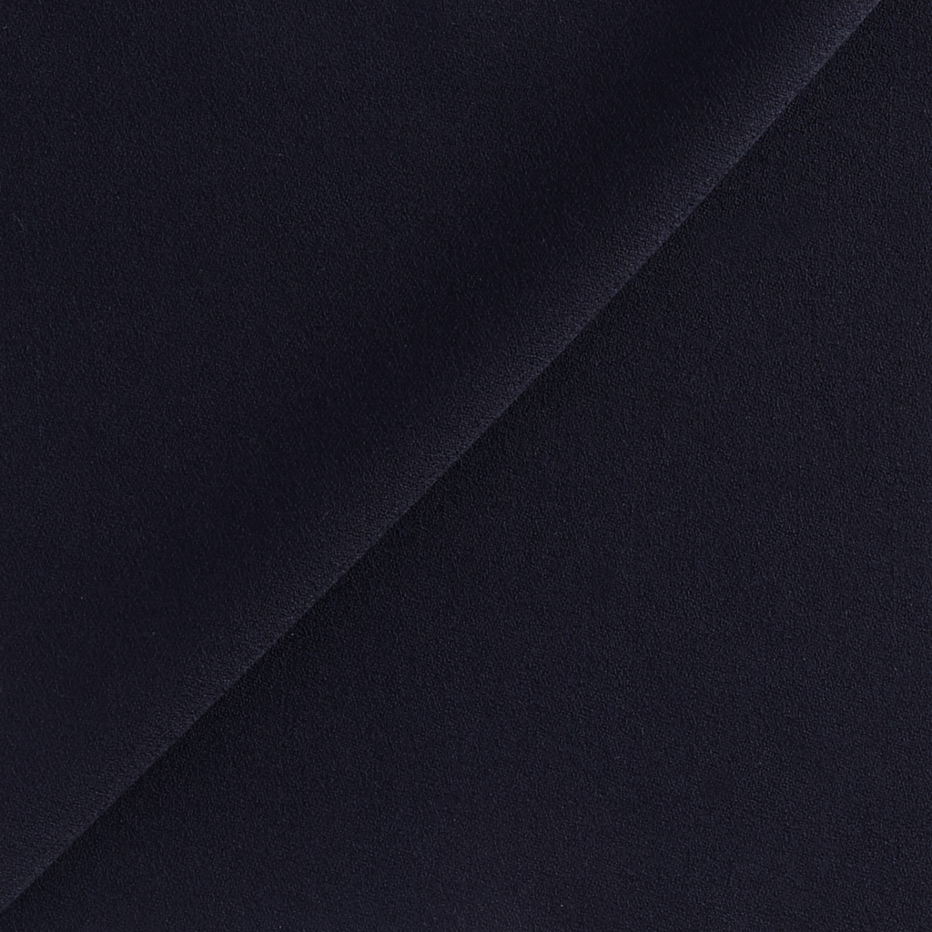 Pure Wool Crepe Dark Navy